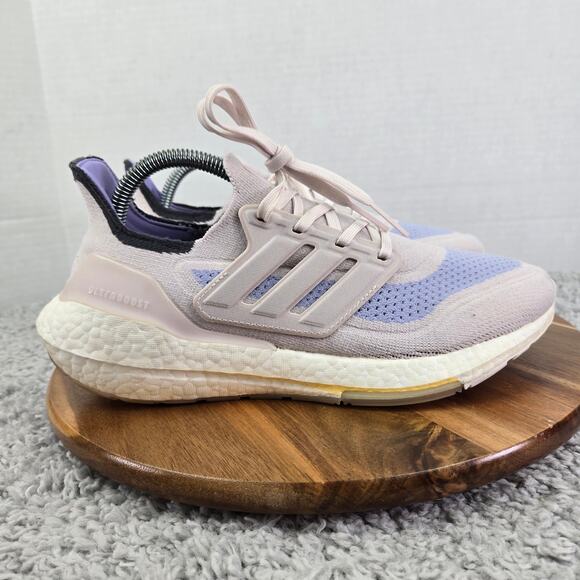 Adidas Ultra Boost 21 Orchid Tint Casual Lifestyle Gym Running Shoe Womens 8 - Picture 3 of 13